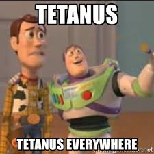 Image result for tetanus meme